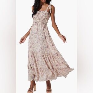 ASTR the Label • Tie Shoulder Maxi Dress